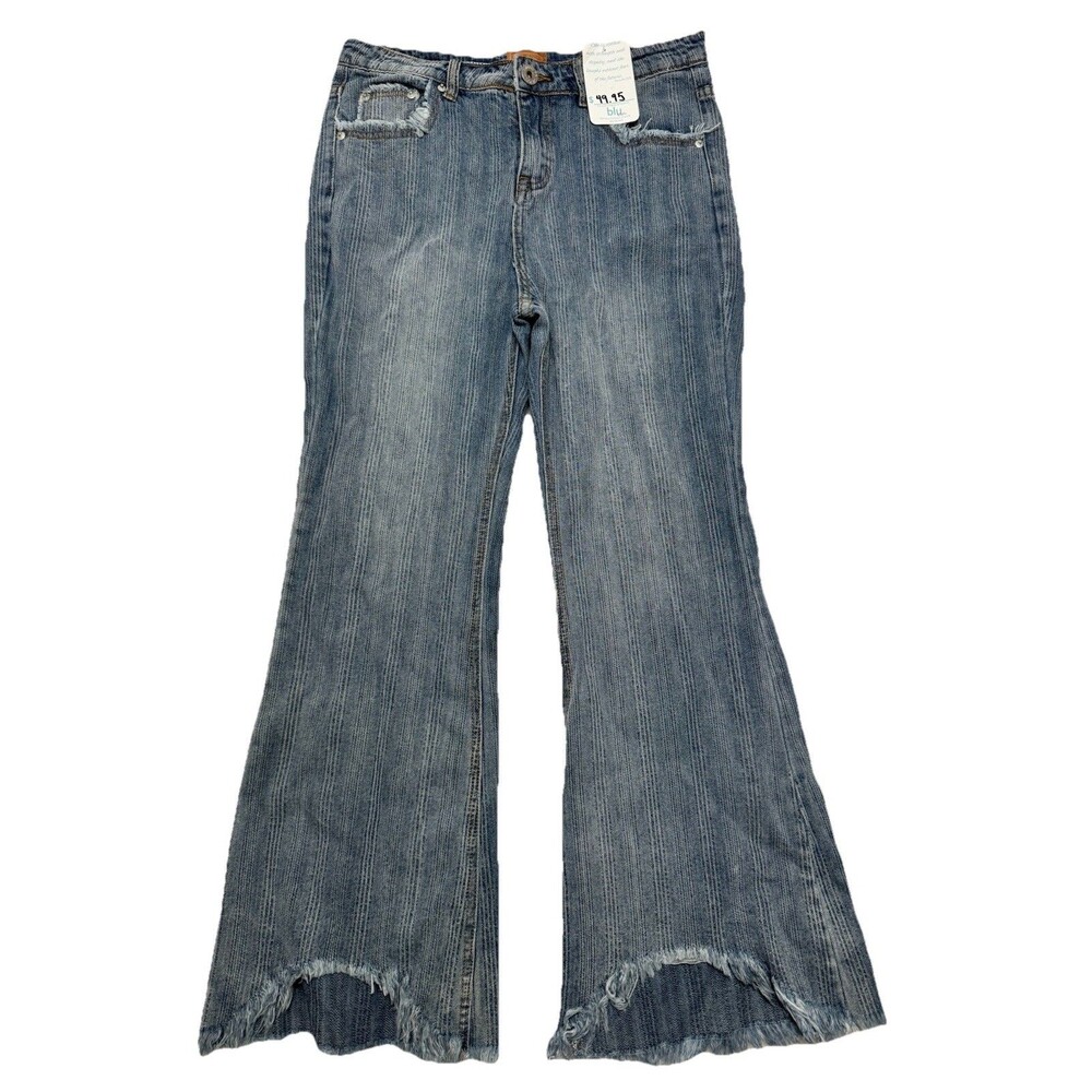 POL Women’s Medium Distressed Boot Cut Jeans NWT